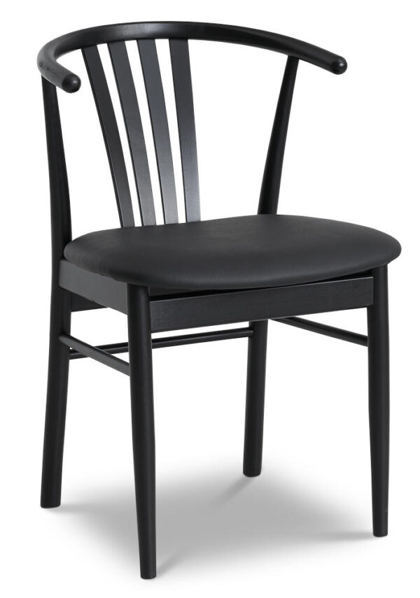 Jane Sort Spisebordsstol